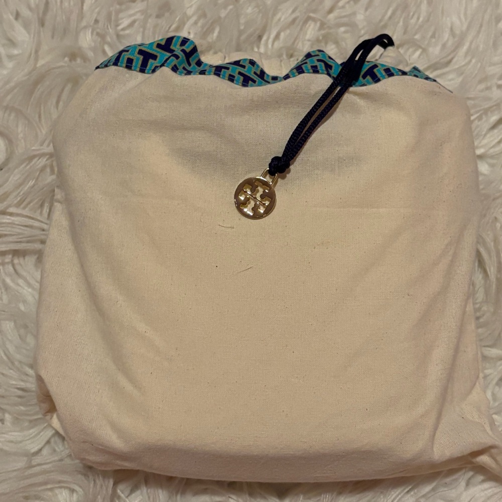 NWT Tory Burch Small Romy Leather Phone Crossbody Lemon Souffle - Picture 7 of 7